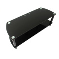 Economic Tempered Glass TV Stand/Double Layer